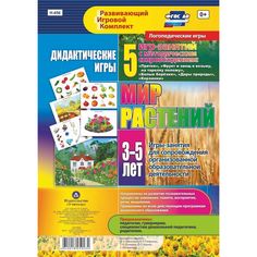 Плакат Издательство Учитель Мир растений