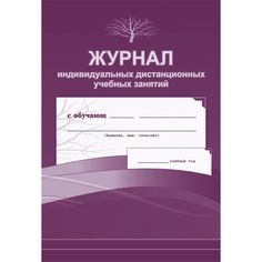Журнал индивидуальных дистанционных учебных занятий Издательство Учитель