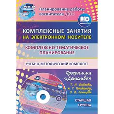 Книга Издательство Учитель «Комплексно-тематическое планирование по программе