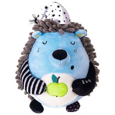 Мягкая игрушка Gulliver Ежик Засоня 15 см цвет: голубой