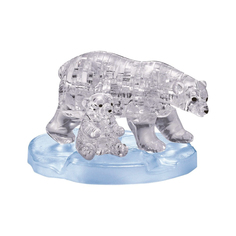 Головоломка Crystal Puzzle Два белых медведя