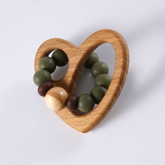 Браслет-прорезыватель Mosaic Mosaic Heart, для новорожденных
