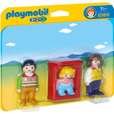 Конструктор Playmobil 1.2.3.: Родители с люлькой