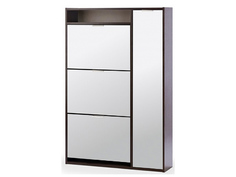 Обувница Vental ШК-3 Фасады МДФ Венге-White Gloss