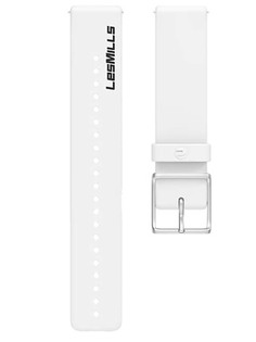 Аксессуар Ремешок для Polar Wrist Band Ignite LesMills 20mm M-L Silicone White 91081717