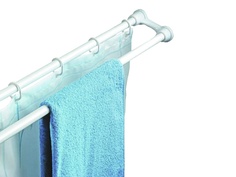 Карниз Bath Plus KSS-DBL-01 2двойной 120-220cm White