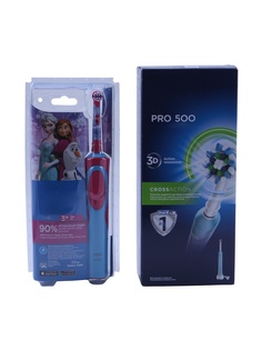 Зубная электрощетка Oral-B Pro 500 + Stages Power Холодное сердце D16.513U + D12.513K набор Braun