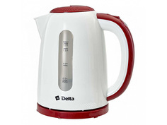 Чайник Delta DL-1106 1.7L White-Bordo