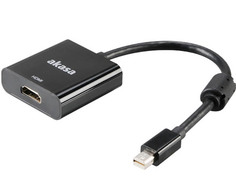 Аксессуар Akasa Mini DisplayPort - HDMI Active Converter 20cm AK-CBDP09-20BK