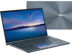 Ноутбук ASUS Zenbook 14 UX435EG-A5081T 90NB0SI1-M03960 (Intel Core i7-1165G7 2.8 GHz/8192Mb/512Gb SSD/nVidia GeForce MX450 2048Mb/Wi-Fi/Bluetooth/Cam/14.0/1920x1080/Windows 10 Home 64-bit)
