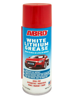 Белая литиевая смазка Abro 284ml LG-380