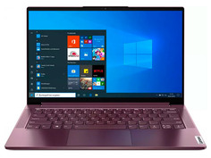 Ноутбук Lenovo Yoga Slim7 14IIL05 82A100H9RU (Intel Core i7 1065G7 1.3Ghz/16384Mb/1000Gb SSD/Intel Iris Plus Graphics/Wi-Fi/Bluetooth/Cam/14/1920x1080/Windows 10 Home 64-bit)