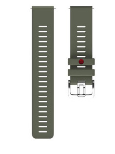 Аксессуар Ремешок для Polar Wrist Band Grit 22mm M-L Silicone Geen 91082601