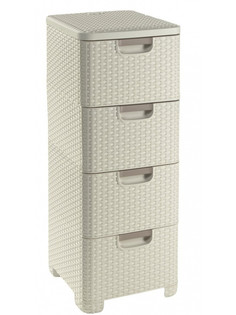 Комод Curver Rattan Drawer X 4 209907