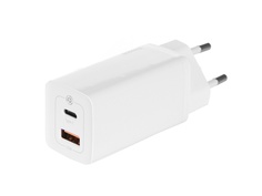 Зарядное устройство Baseus GaN2 Lite Quick ChargerC+U 65W EU White CCGAN2L-B02