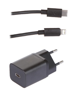 Зарядное устройство Baseus Super Si Quick Charger 1C 20W Sets + Cable USB Type-C Black TZCCSUP-B01