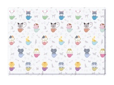 Развивающий коврик Mambobaby Soft Cat&Star Двухсторон 190х130х1см