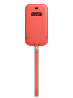 Чехол для APPLE iPhone 12 mini Leather Sleeve with MagSafe Pink Citrus MHMN3ZE/A