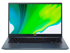 Ноутбук Acer Swift 3X Blue SF314-510G-745A NX.A0YER.003 (Intel Core i7 1165G7 2.8 GHz/16384Mb/1Tb SSD/Intel Iris Xe Max 4096Mb/Wi-Fi/Bluetooth/Cam/14/1920x1080/Eshell)