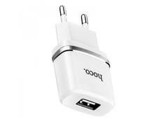 Зарядное устройство Hoco C11 Smart 1xUSB + Lightning White