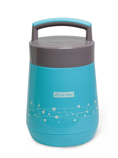 Термос Kamille 1.4L Light Blue KM-2022