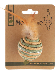 Игрушка для кошек Mon Tero Эко Бочонок с хвостиком 60302