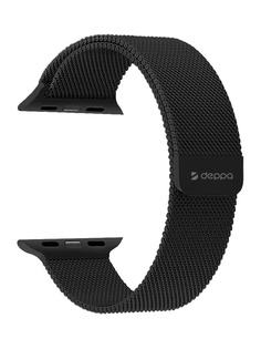 Аксессуар Ремешок Deppa для APPLE Watch 44mm/42mm Band Mesh Black 47151