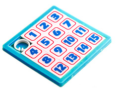 Головоломка Эврика Пятнашки Light Blue 94777