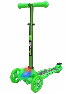 Самокат Y-Scoo RT Trio Diamond 120 Kaleidoscope Green