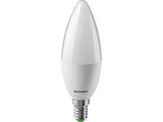 Лампочка ОнЛайт LED C37 E14 10W 230V 2700K OLL-C37-10-230-2.7K-E14-PROMO 82 914