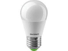 Лампочка ОнЛайт LED G45 E27 10W 230V 2700K OLL-G45-10-230-2.7K-E27-PROMO 82 912