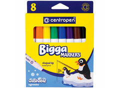 Фломастеры Centropen Bigga Markers 8 цветов 7 7650 0801