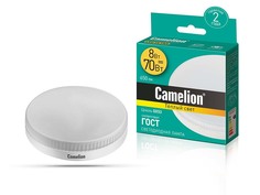 Лампочка Camelion GX53 8W 220V 3000K 650Lm LED8-GX53/830/GX53 13474