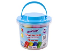 Набор для лепки Юнландия Пластилин 10 цветов 500g 105861