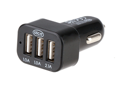 Зарядное устройство Alca 12V 3xUSB Black 510510