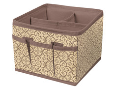 Органайзер для хранения Гелеос Миндаль 15x15x12cm Beige МНД_11