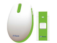 Звонок дверной Feron E-375 White-Green 44165 / 23688
