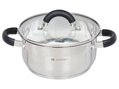Кастрюля Daniks Турин 3.1L QS-1-20/GS-01413-20CA / 332345