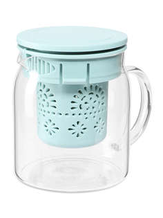 Заварочный чайник Dosh i Home Grus 800ml с ситечком Blue 500118