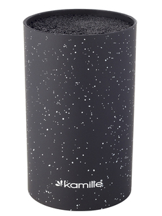 Подставка для ножей Kamille Black 7604