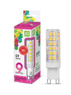 Лампочка ASD LED-JC-Standard G9 9W 230V 6500К 810Lm 4690612026688