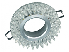 Светильник In Home MR16R-R12L-Crystal под лампу JCDR GU5.3 с подсветкой Transparent / Chrome 4690612016238