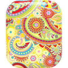 Чехол для наушников Deppa Ornament для AirPods Pro, PC, пейсли, светло желтый.