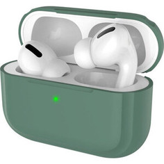Чехол для наушников Deppa для AirPods Pro, темно-зеленый.