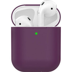 Чехол для наушников Deppa Ultra Slim для AirPods 1/2, бургунди.