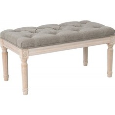 Банкетка Woodville Viera 2 light grey