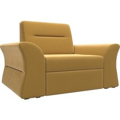 АртМебель Кресло Клайд микровельвет желтый