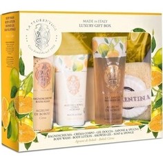 Набор La Florentina Citrus/ Цитрус (Пена 500 мл +Лосьон 200 мл +Гель 250 мл +Мыло 115 гр +спонж)