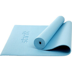 Коврик для йоги и фитнеса Starfit Core FM-101 PVC, 0,5 см, 173x61 см, синий пастель