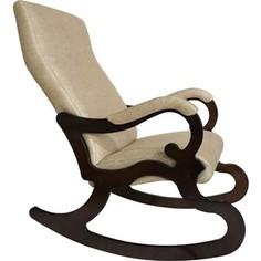 Кресло-качалка Garden story Венеция каркас орех, сиденье крем